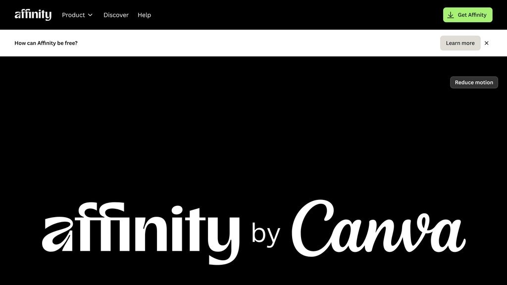 Affinity Studio screenshot