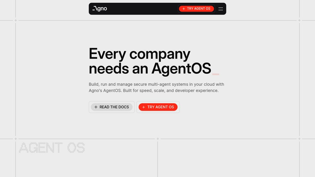 Agno screenshot