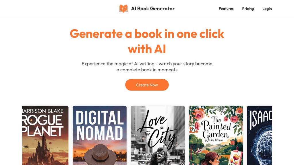 AI Book Generator screenshot