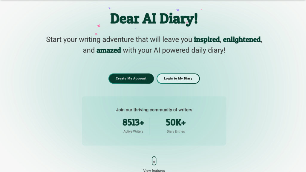 AI Diary screenshot