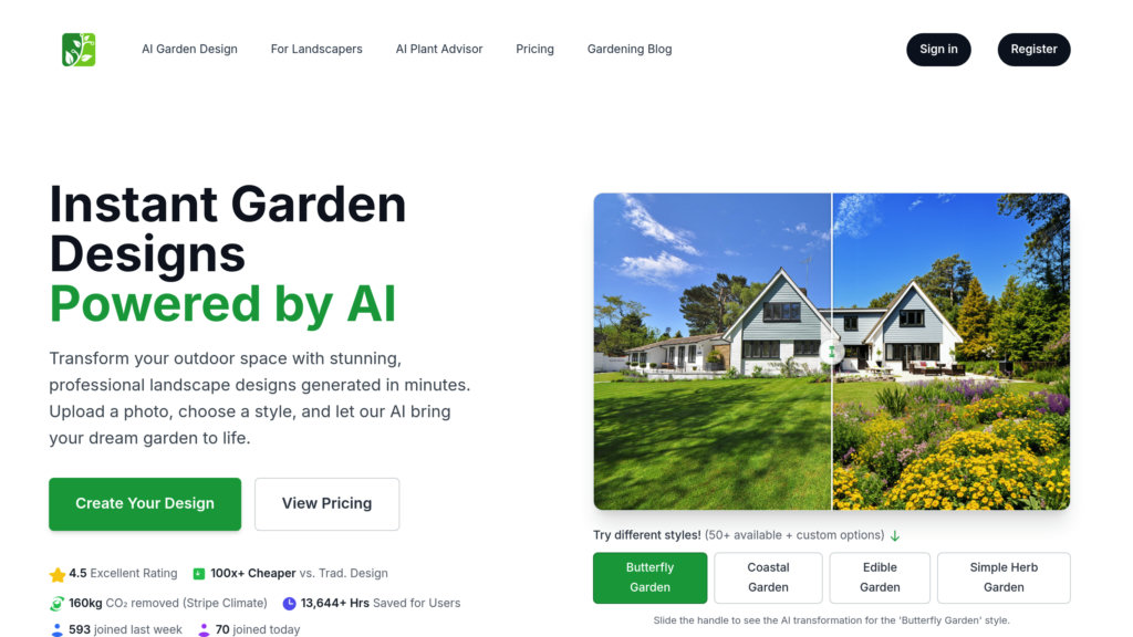 AI Garden Planner screenshot