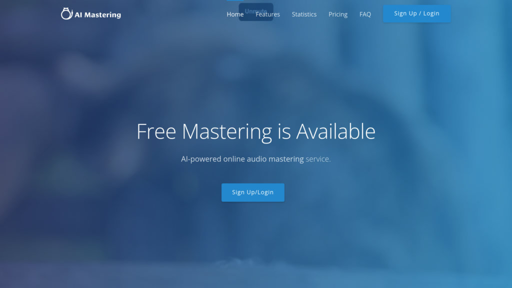 AI Mastering screenshot