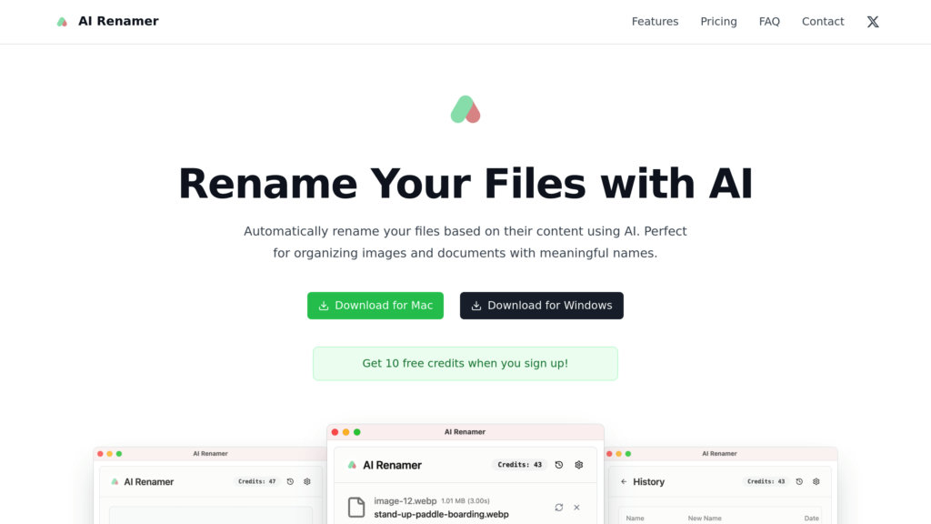AI Renamer screenshot