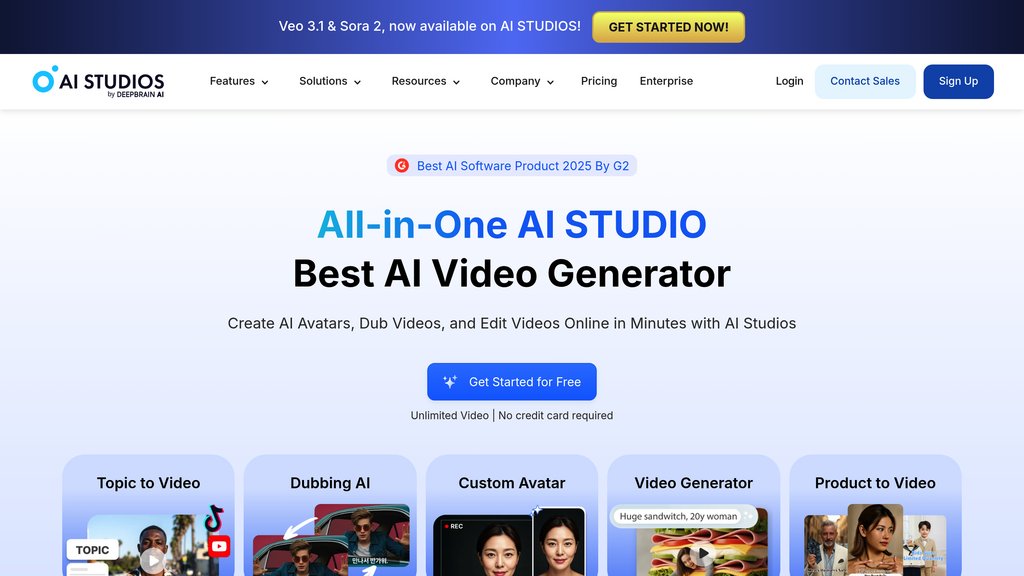 AI Studios screenshot