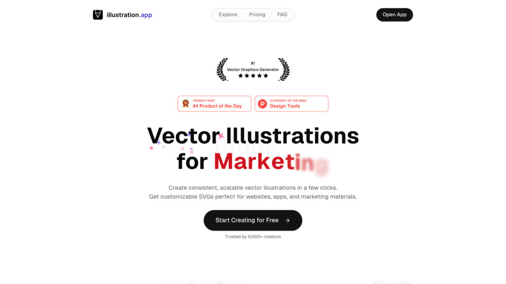 AI Vector Illustration Generator screenshot