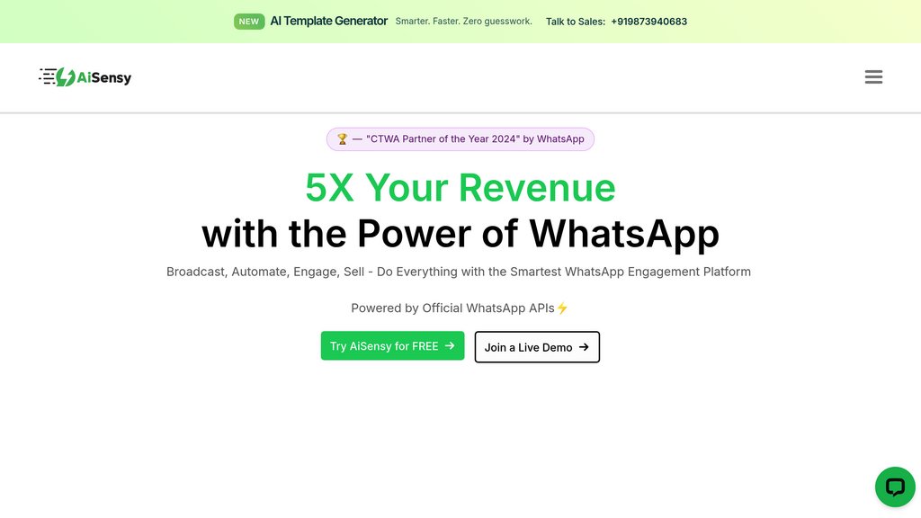 AiSensy screenshot