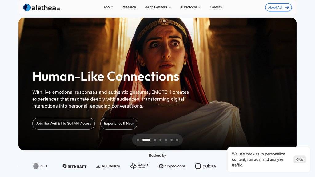 Alethea AI screenshot