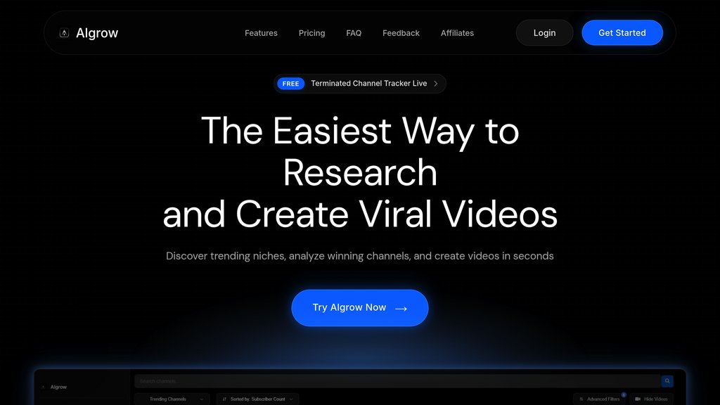 Algrow screenshot