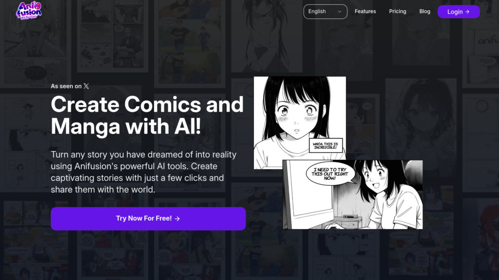 Anifusion screenshot