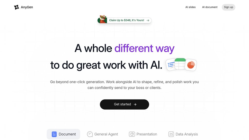 AnyGen screenshot