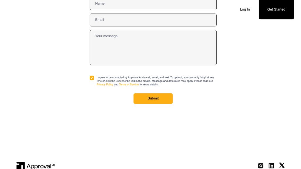 Approval AI screenshot
