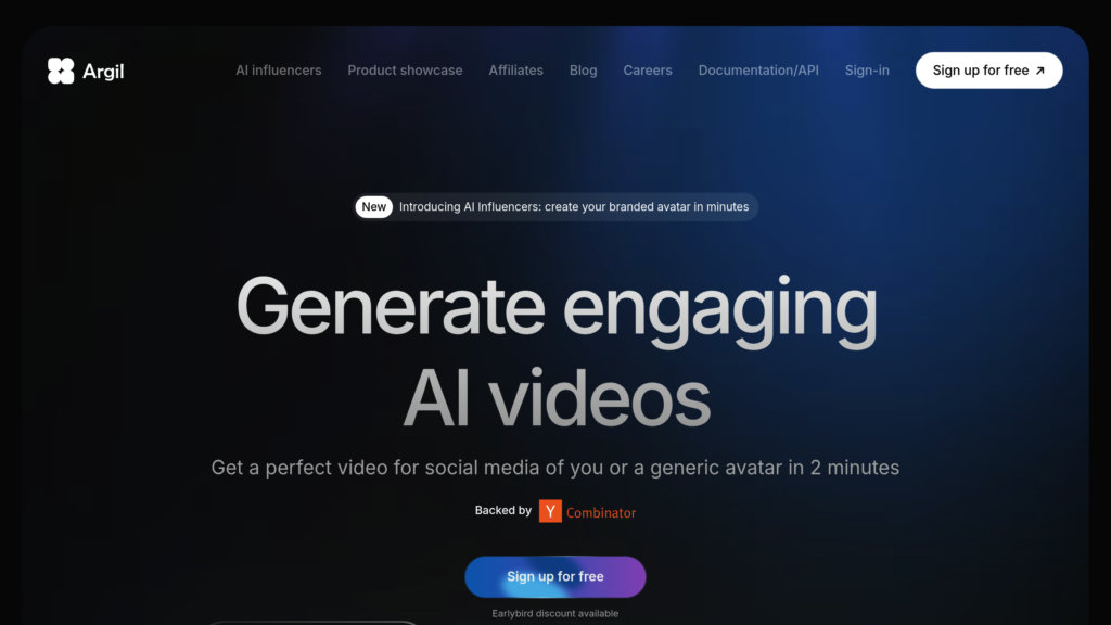 Argil AI screenshot