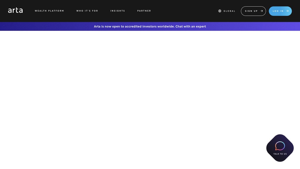Arta Finance screenshot