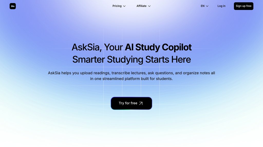 AskSia AI screenshot