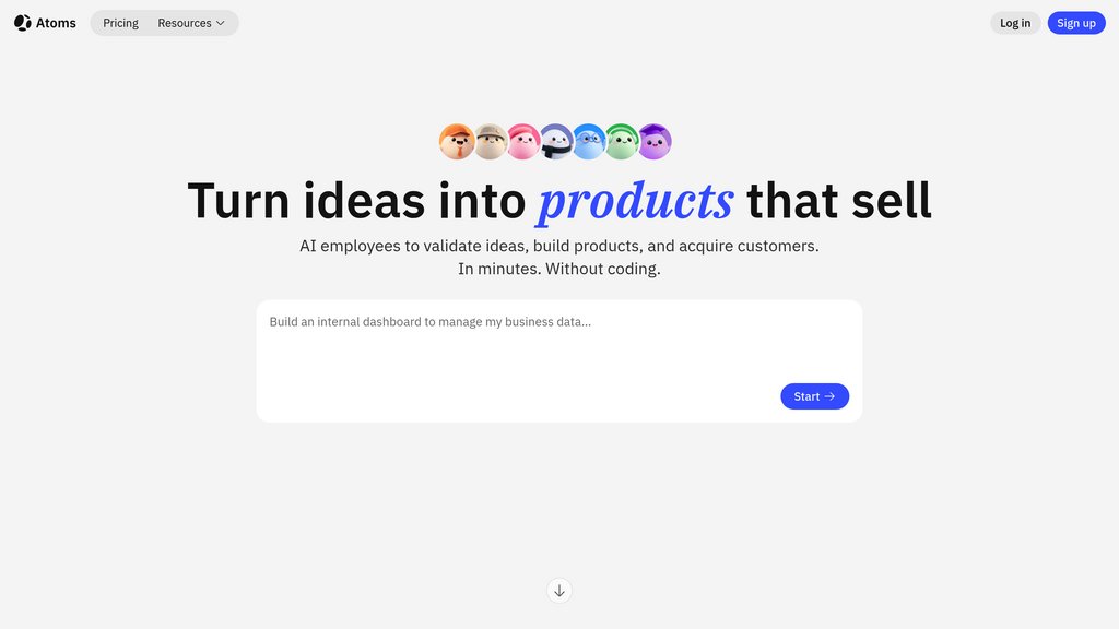 Atoms screenshot