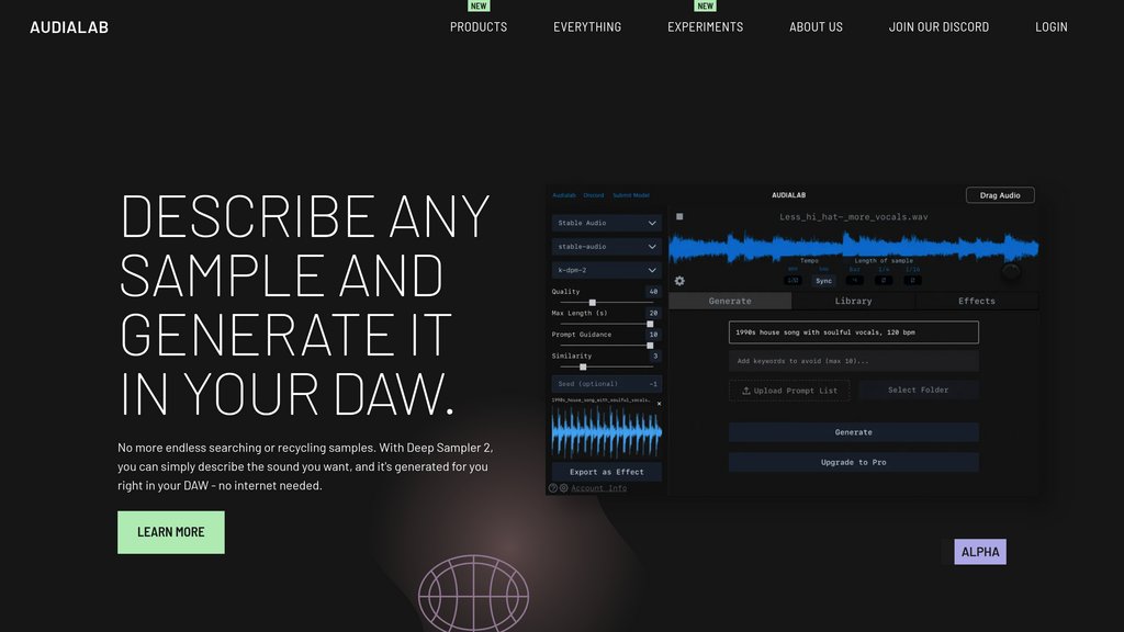 Audialab screenshot