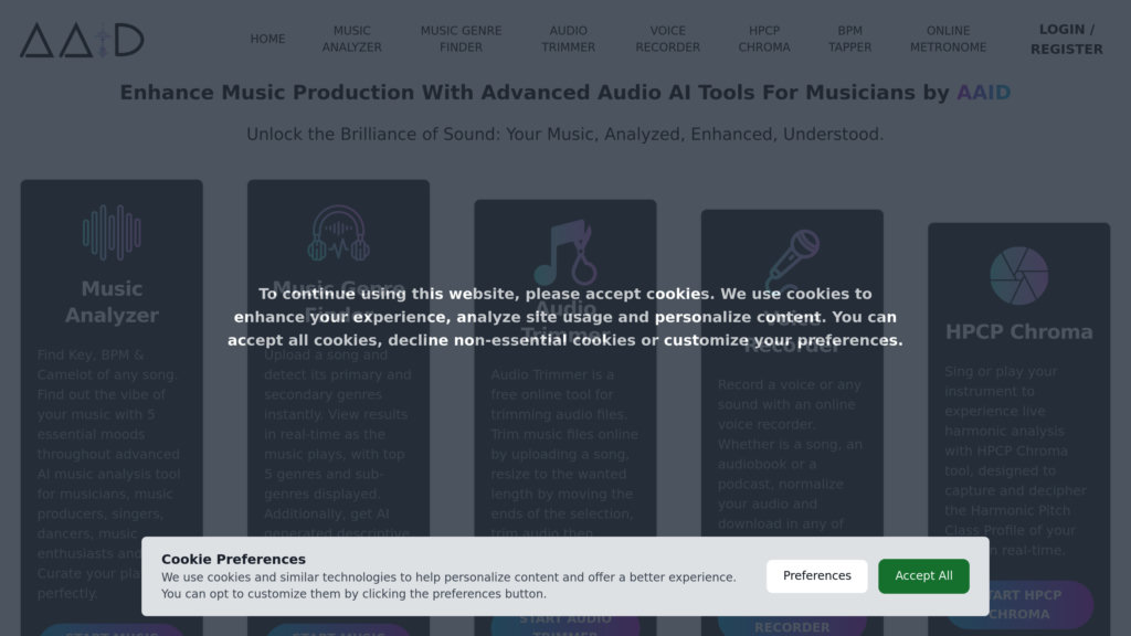 Audio AI Dynamics screenshot