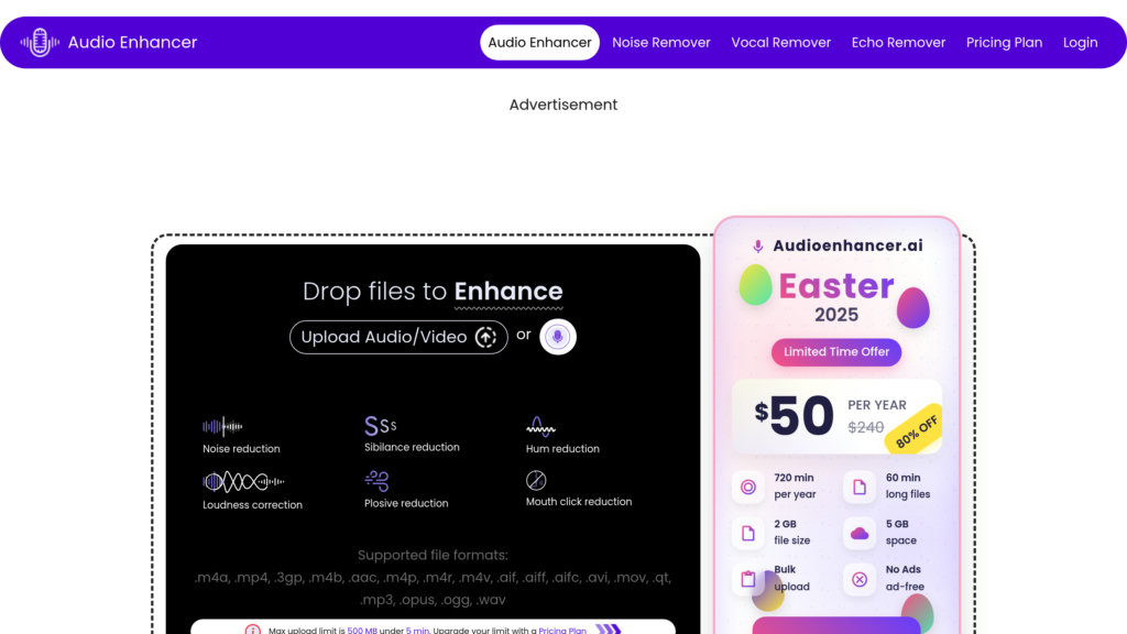 Audio Enhancer screenshot