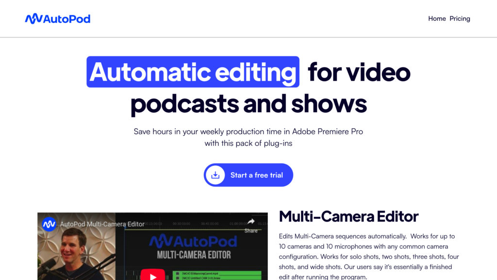 AutoPod screenshot