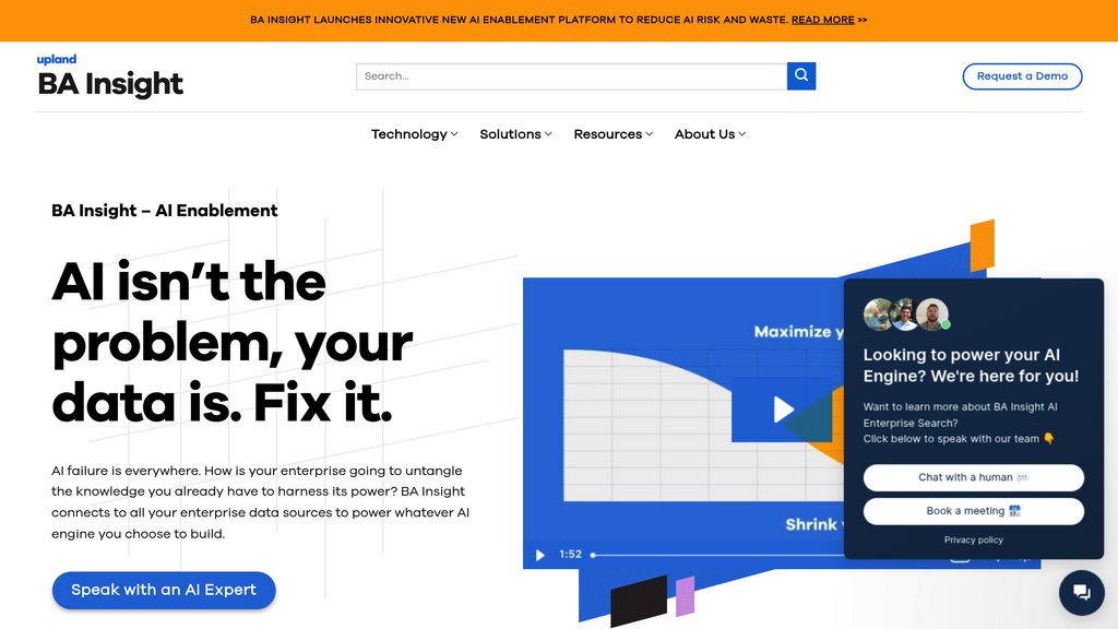 BA Insight screenshot
