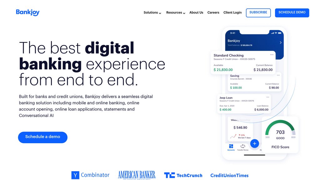 Bankjoy screenshot