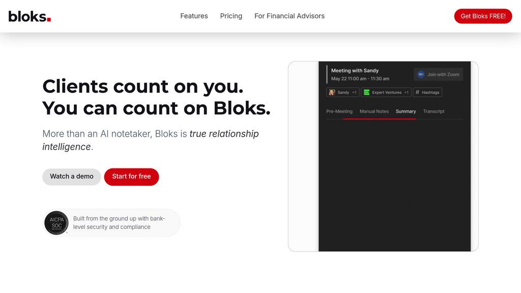 Bloks screenshot