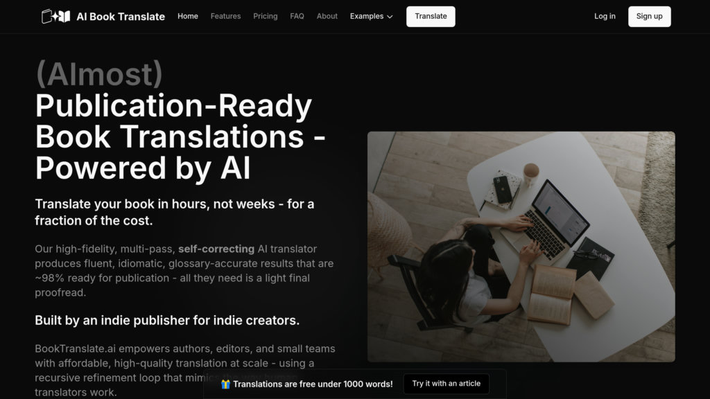 BookTranslate.ai screenshot