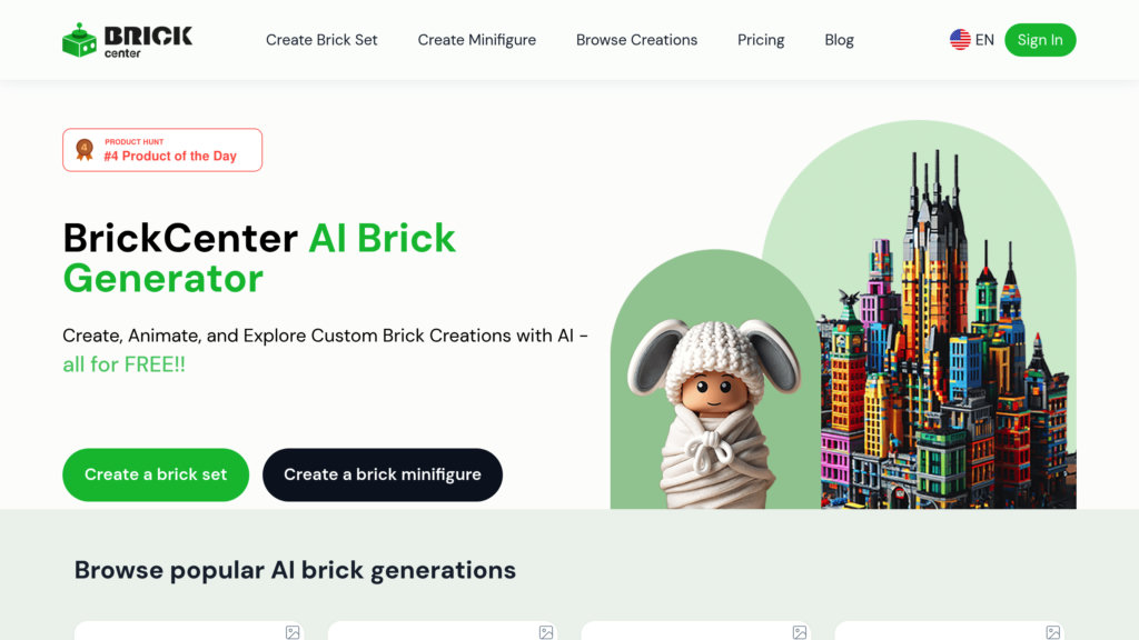 BrickCenter screenshot