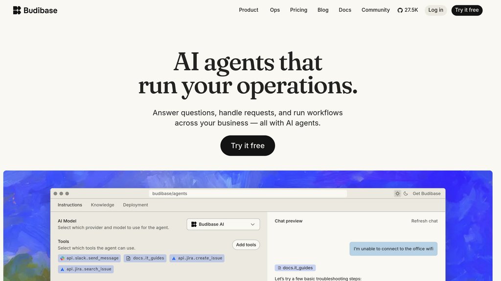 Budibase screenshot