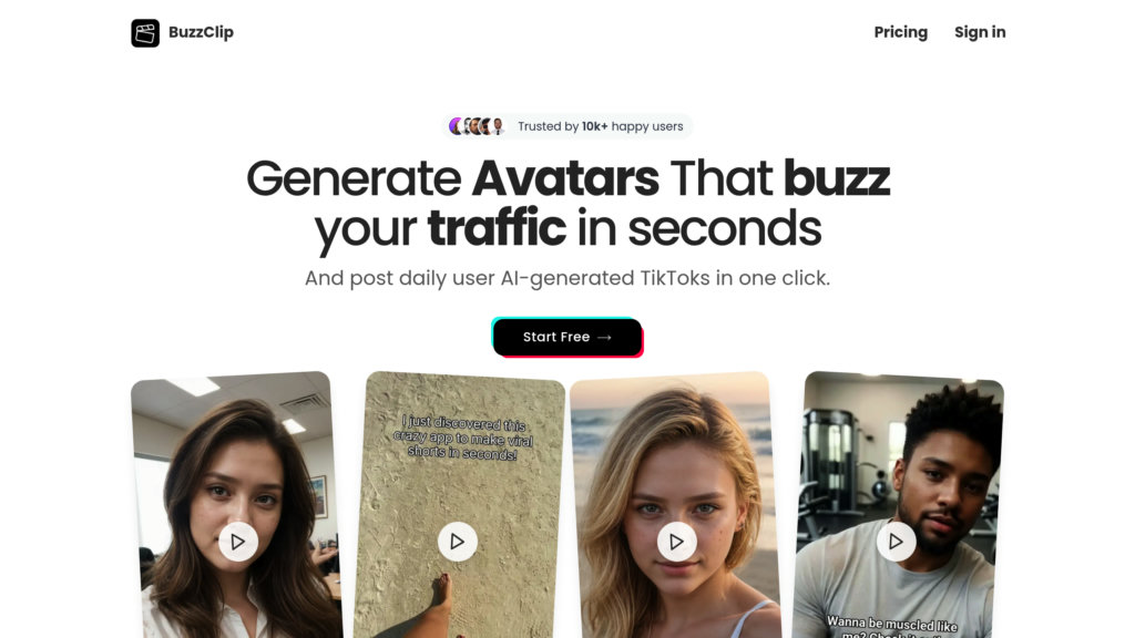 BuzzClip screenshot