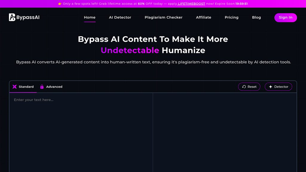 BypassAI screenshot