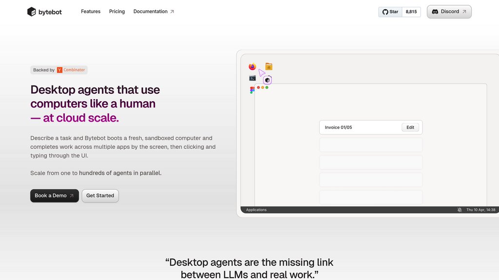 Bytebot screenshot