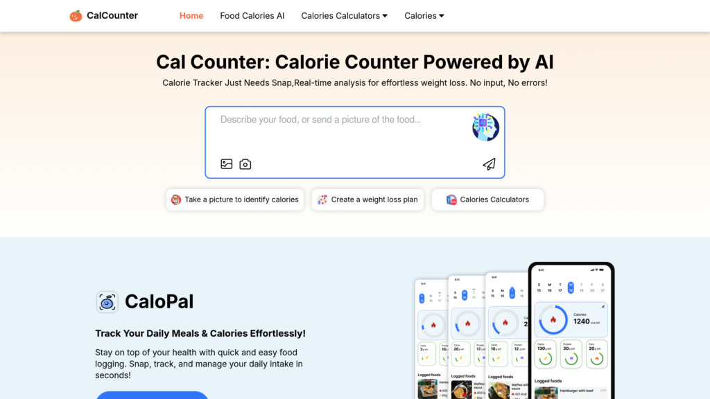 CalCounter screenshot