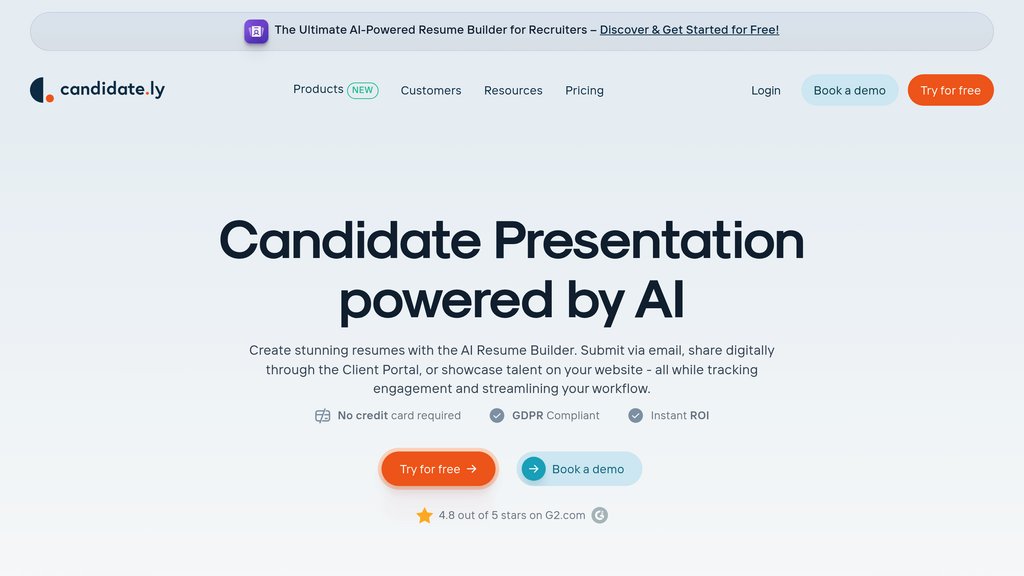 Candidately screenshot