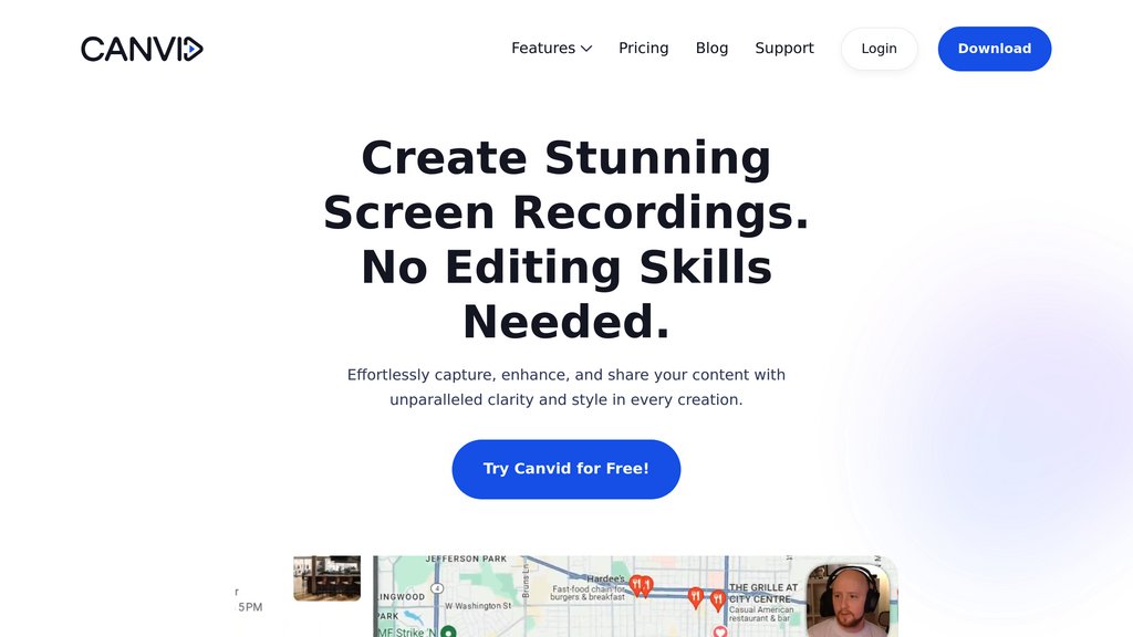 Canvid screenshot