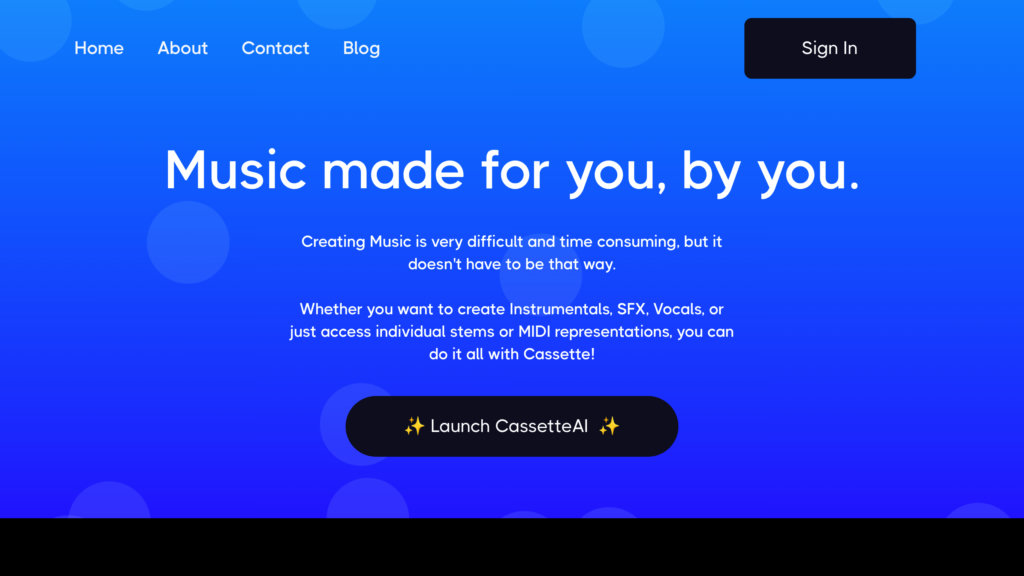 CassetteAI screenshot