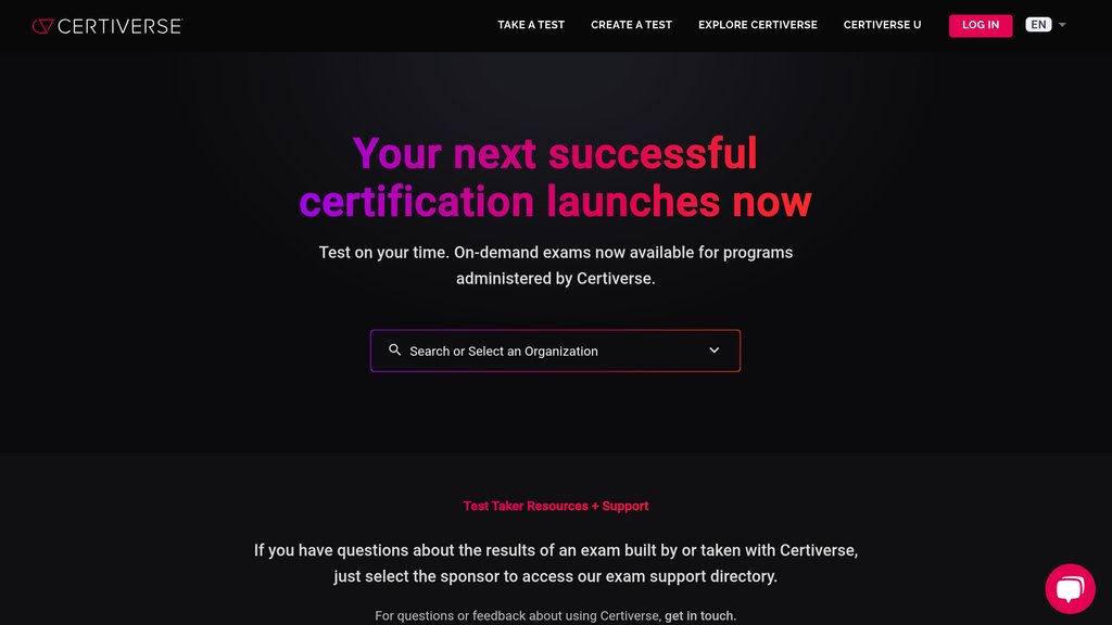 Certiverse screenshot