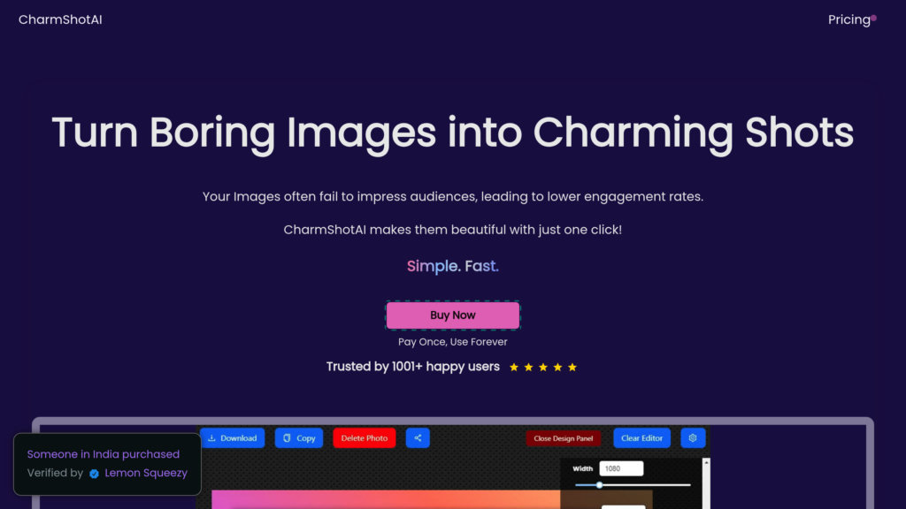 CharmShotAI screenshot
