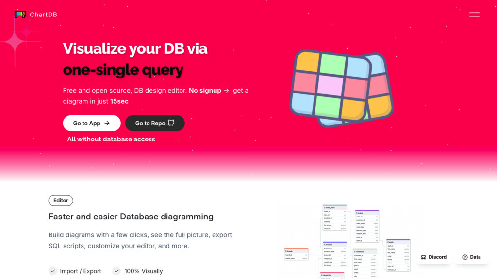 ChartDB screenshot