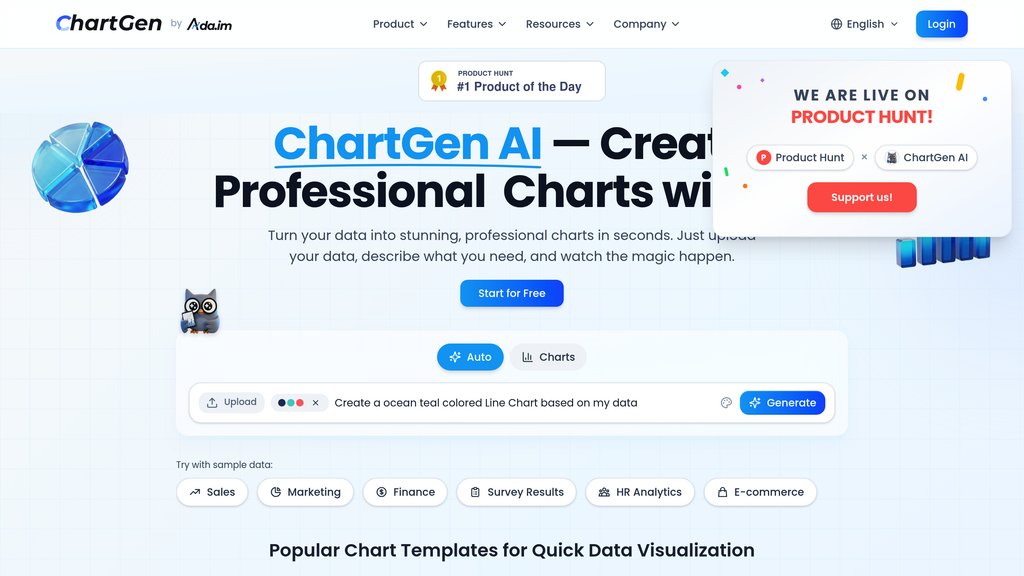ChartGen AI screenshot