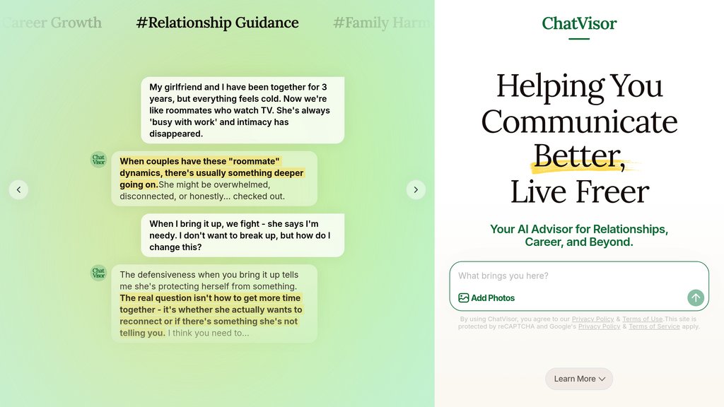 ChatVisor screenshot