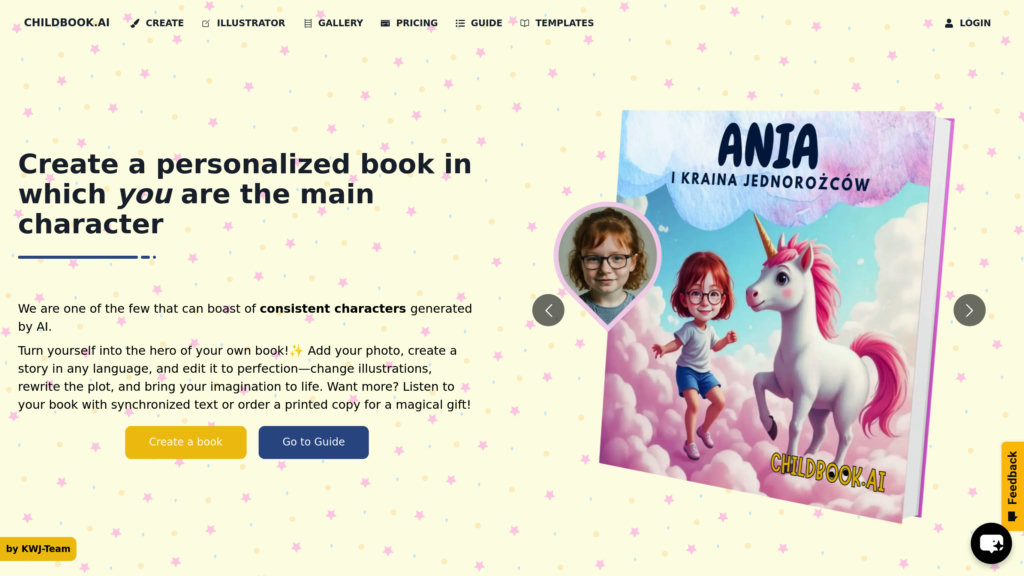 Childbook.ai screenshot