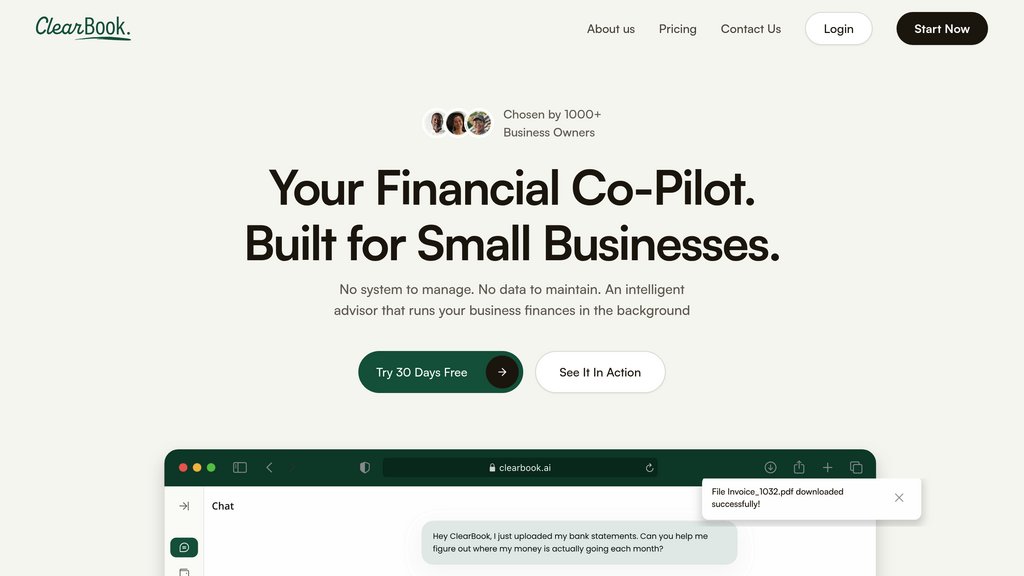 ClearBook screenshot
