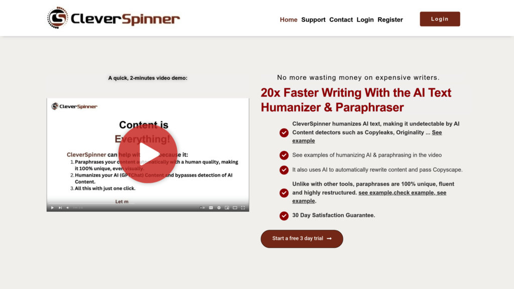 CleverSpinner screenshot