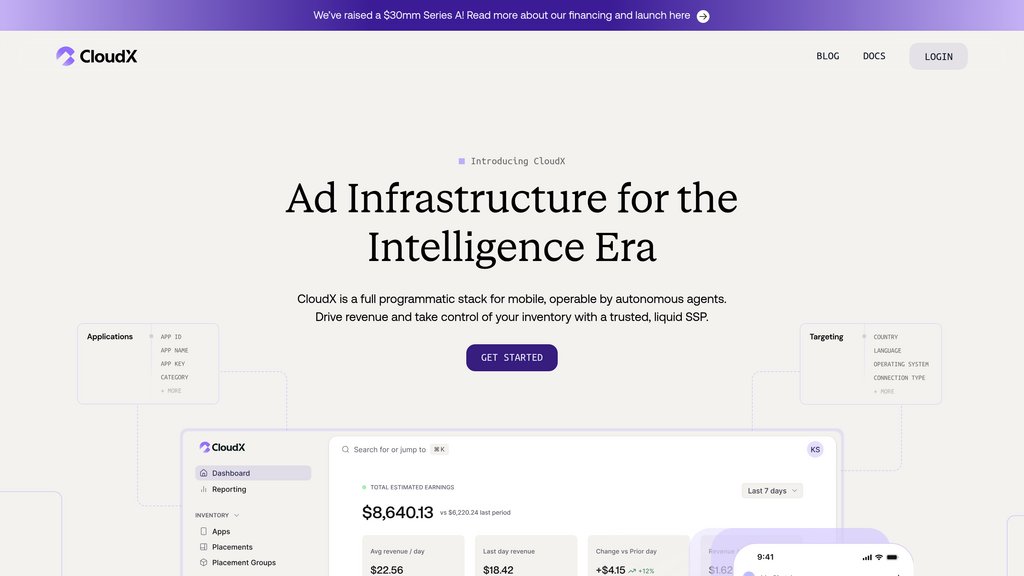 CloudX screenshot