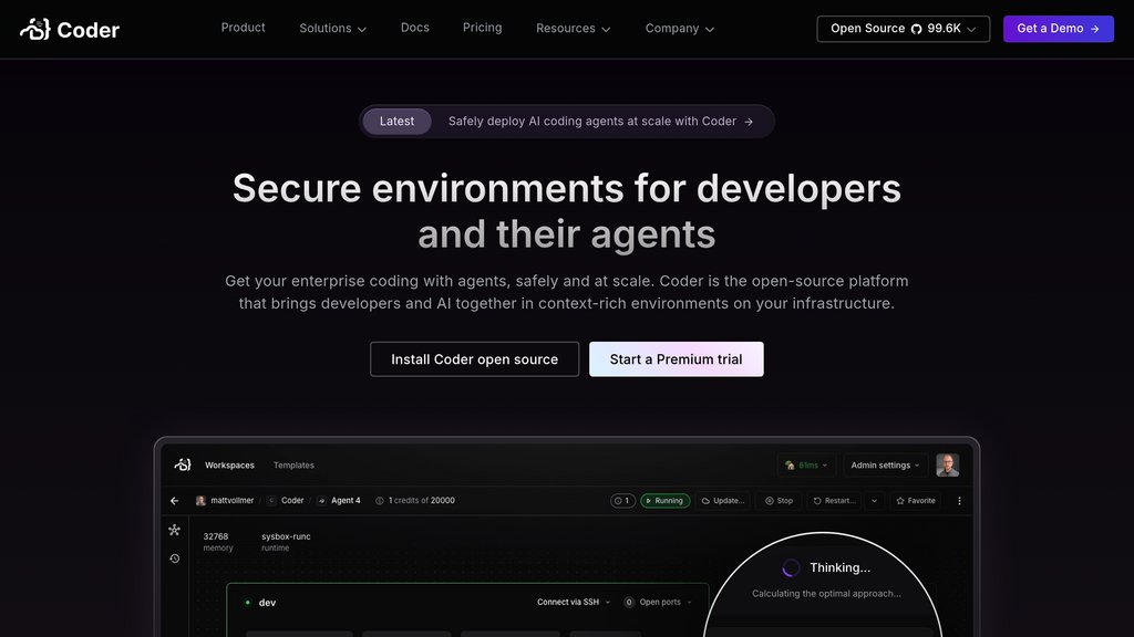 Coder screenshot