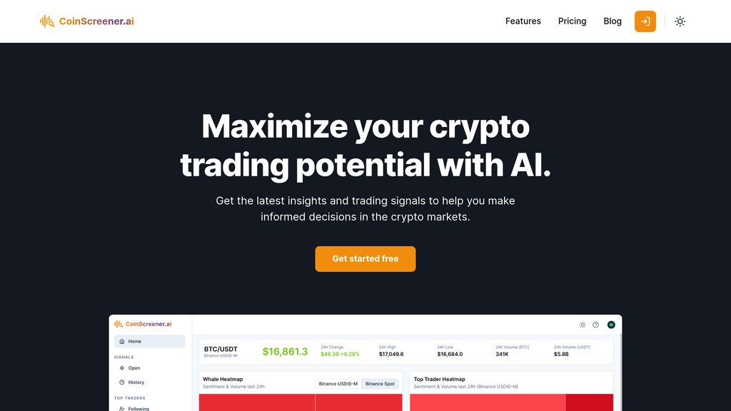 CoinScreener screenshot