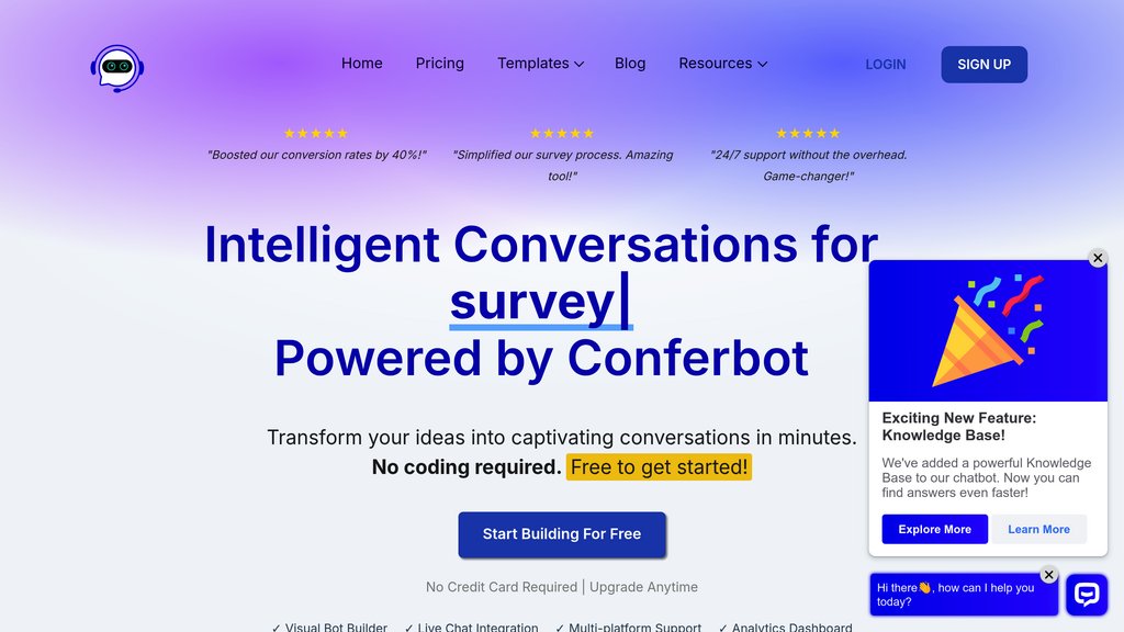 Conferbot screenshot