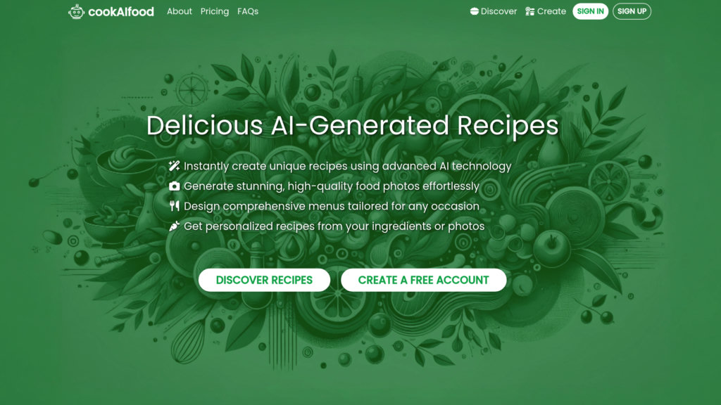 cookAIfood screenshot