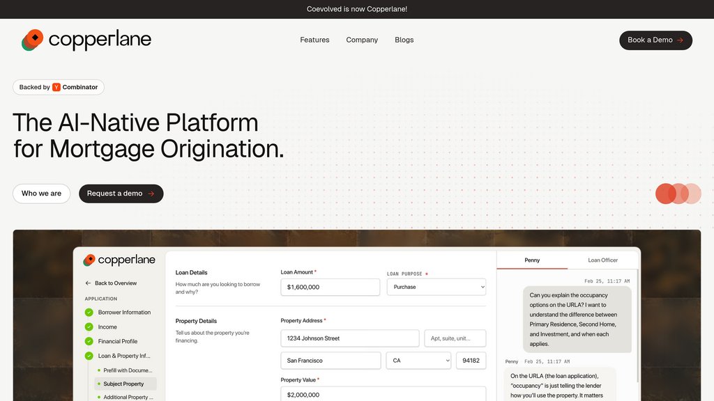Copperlane screenshot